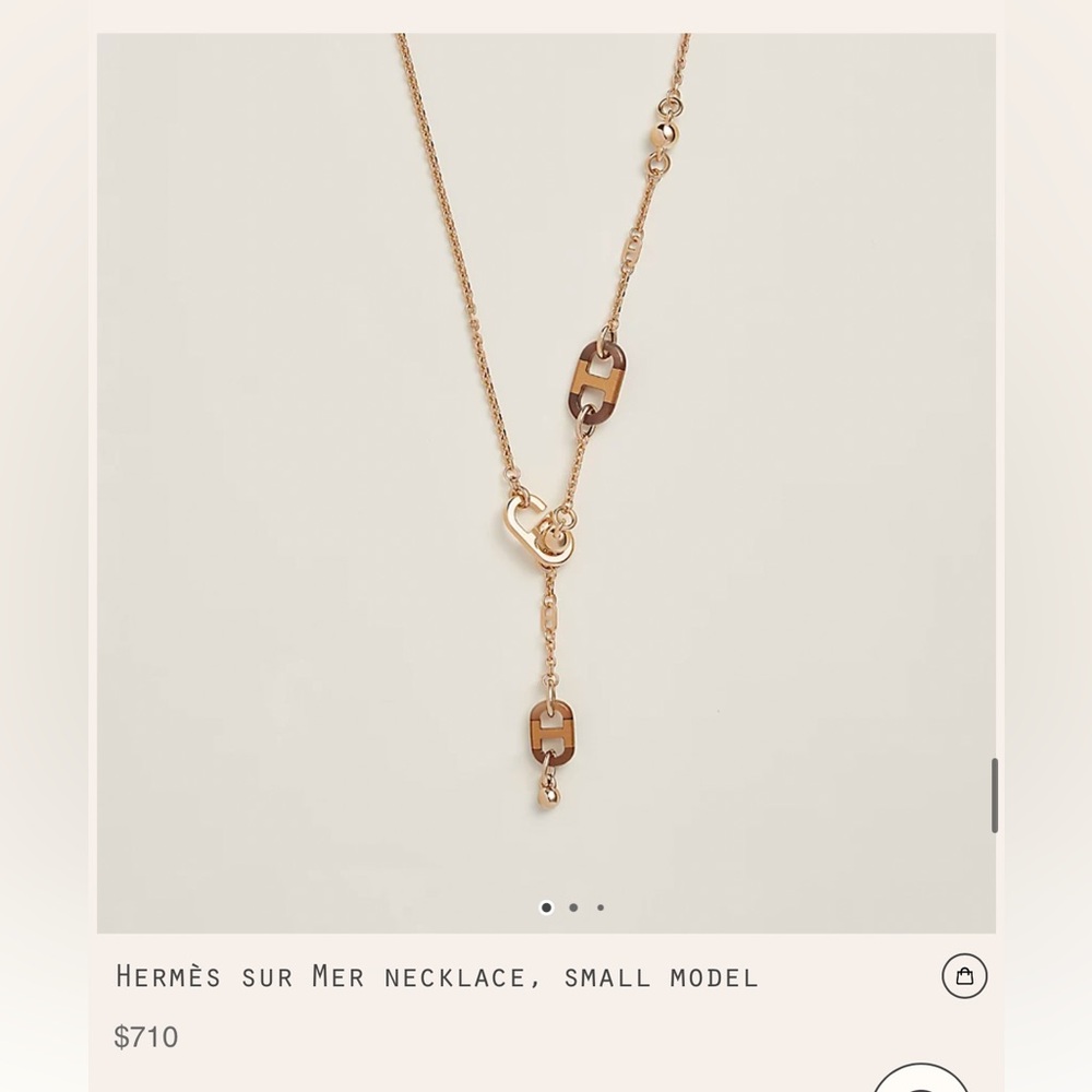 Authentic Hermes necklace